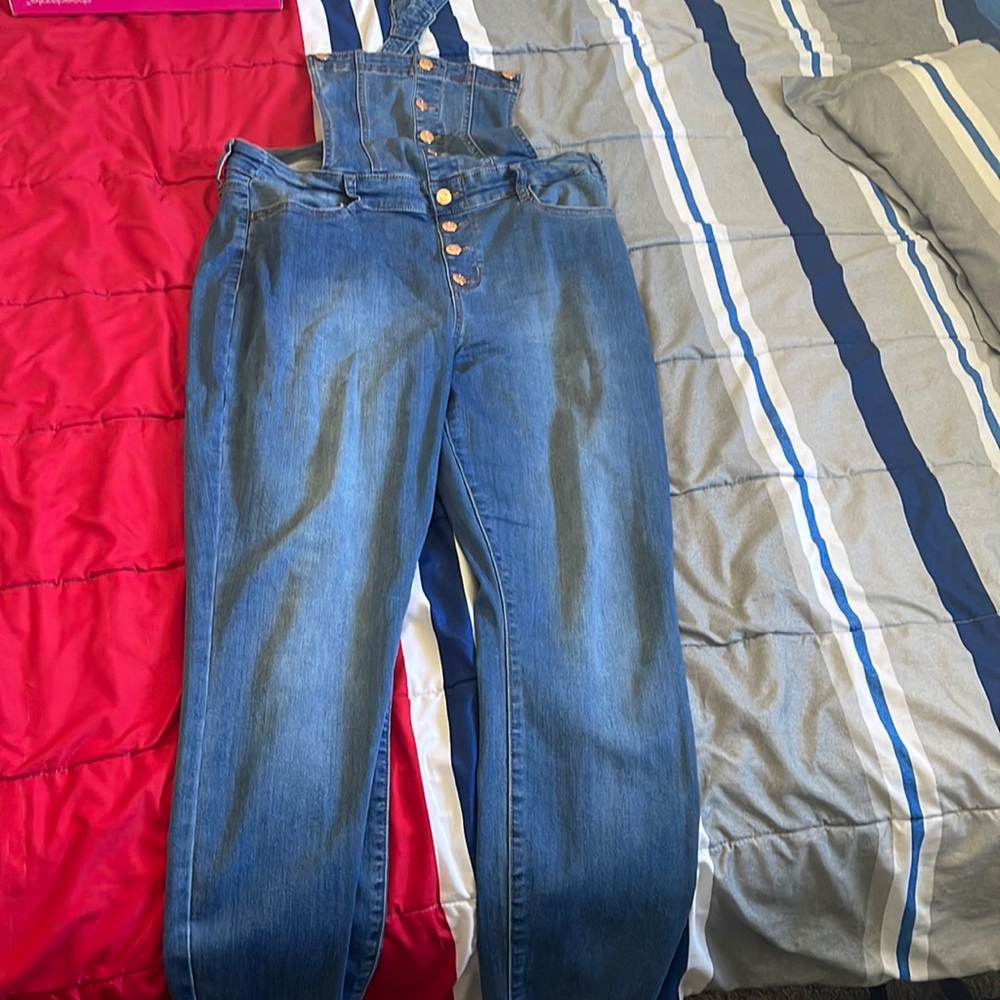 Guess Overalls.